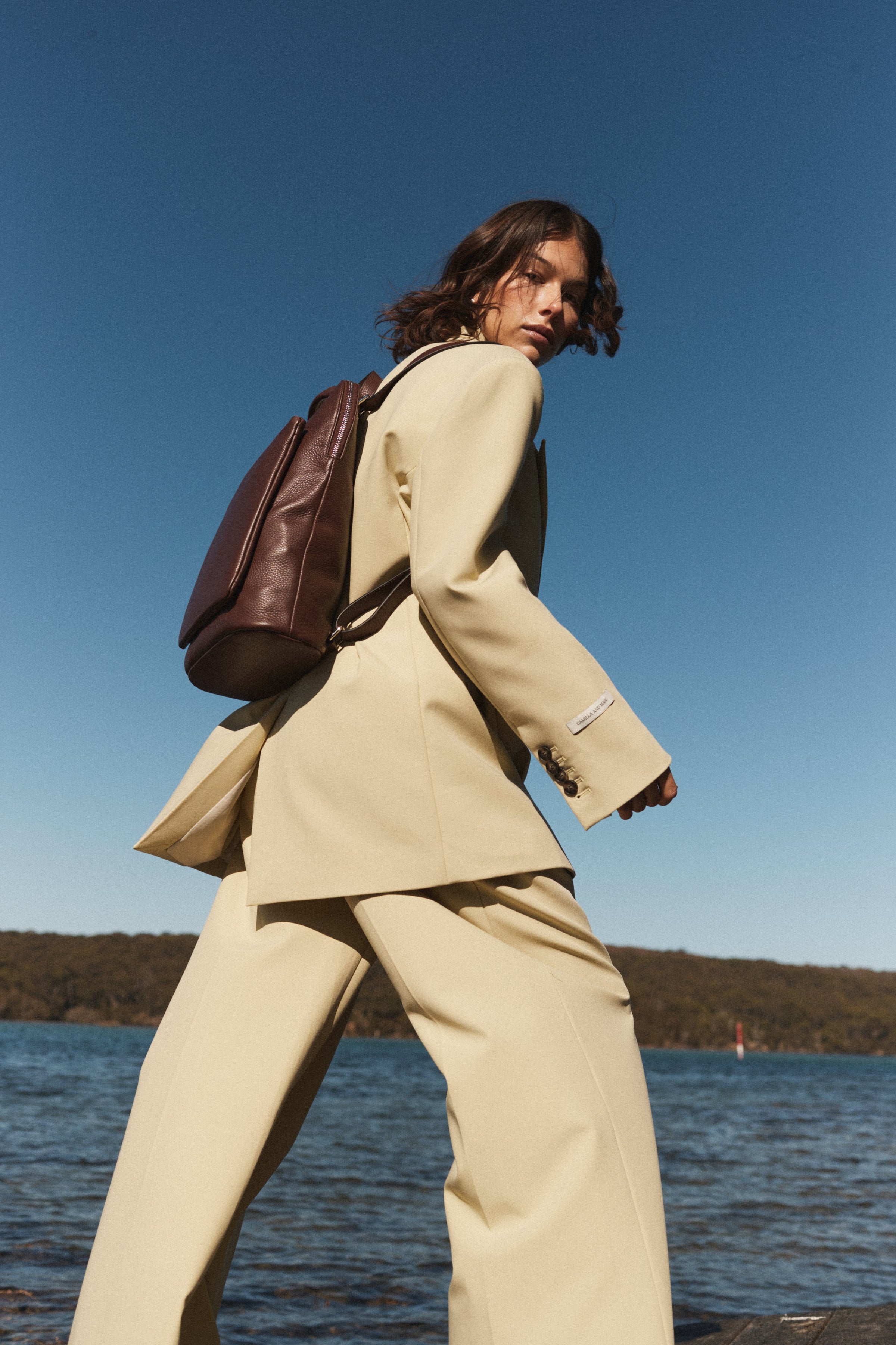 Backpack: Coffee Pebbled Leather