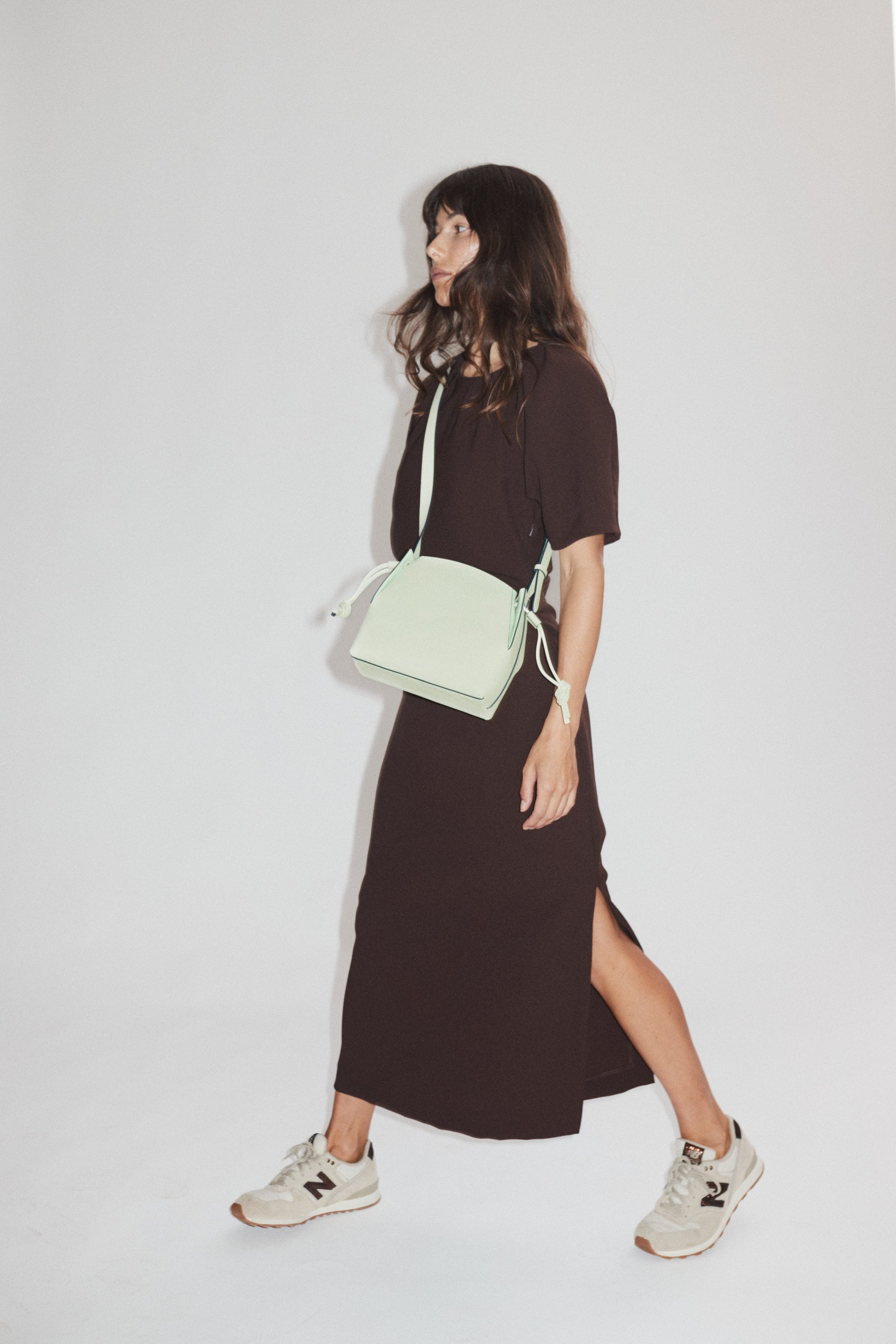 The Juno Shoulder Bag: Pistachio