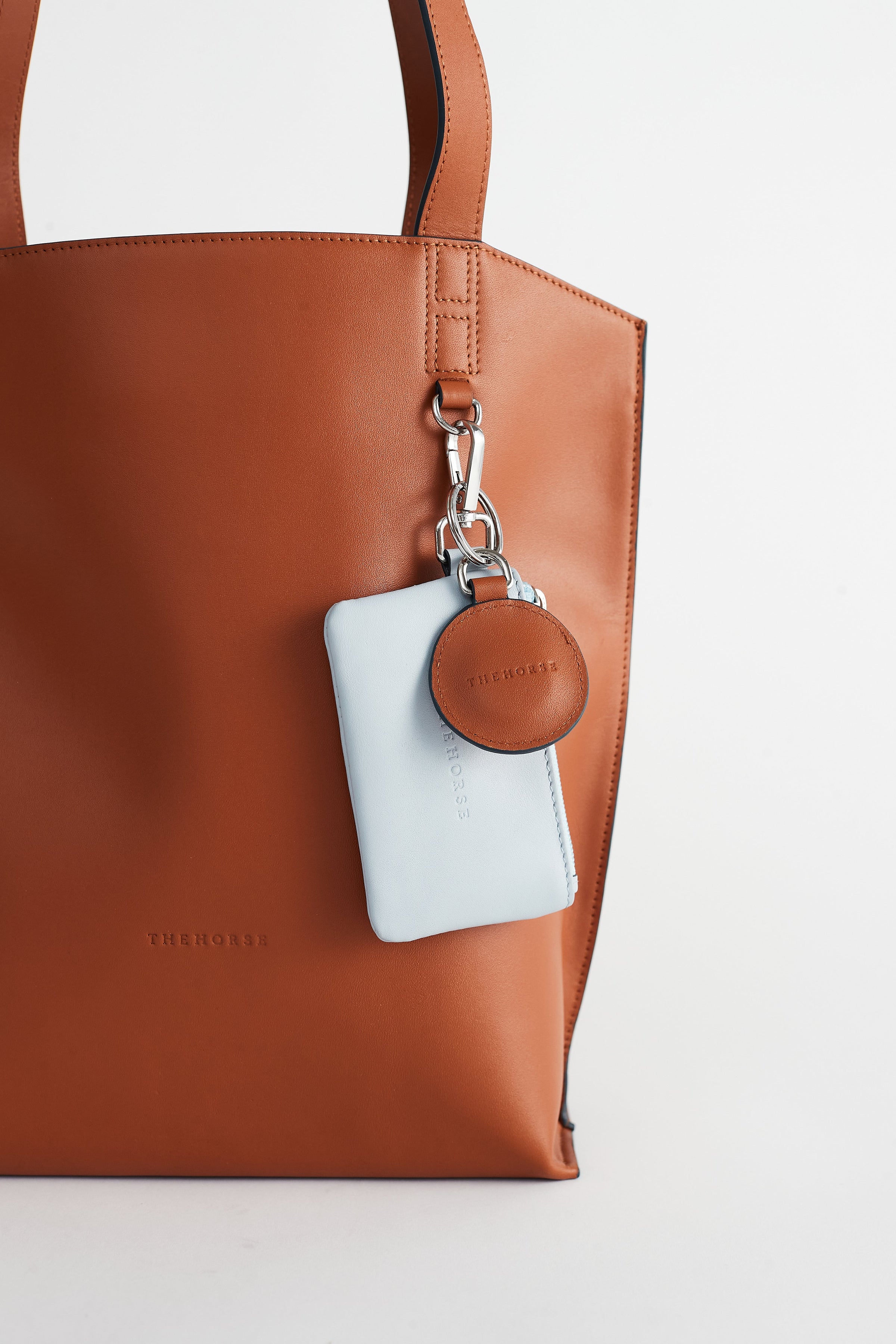 The Leather AirTag Case: Tan