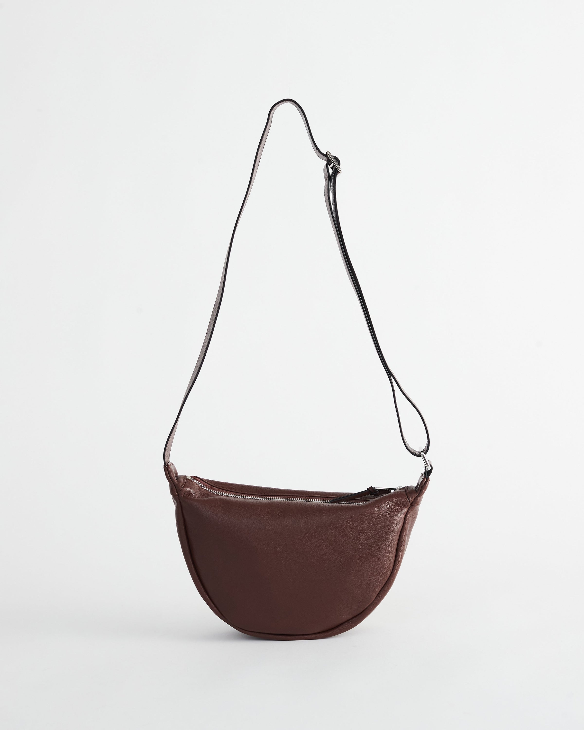 The Leather Sporty Crossbody: Coffee