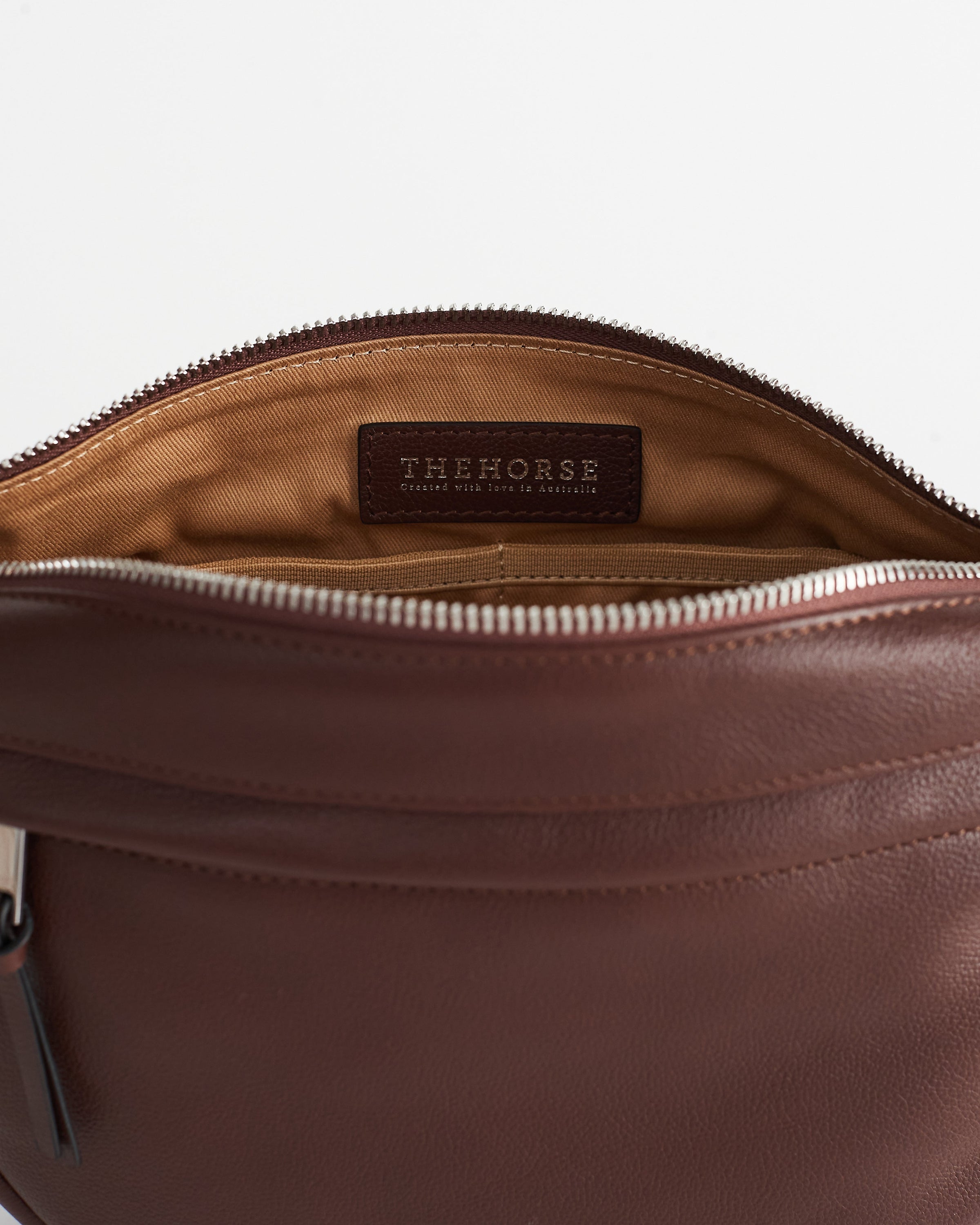 The Leather Sporty Crossbody: Coffee