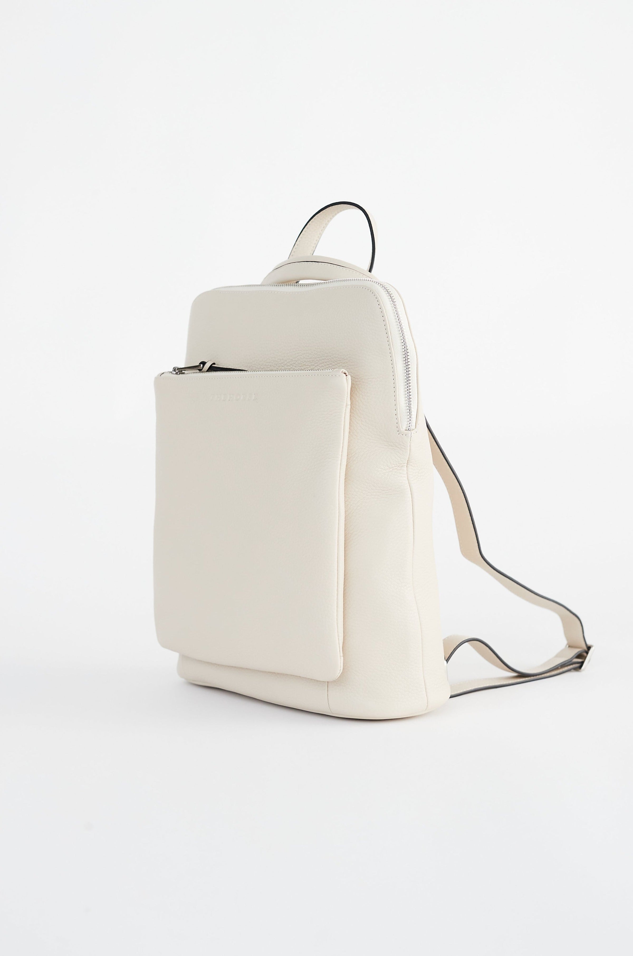 Backpack: Oat Pebbled Leather