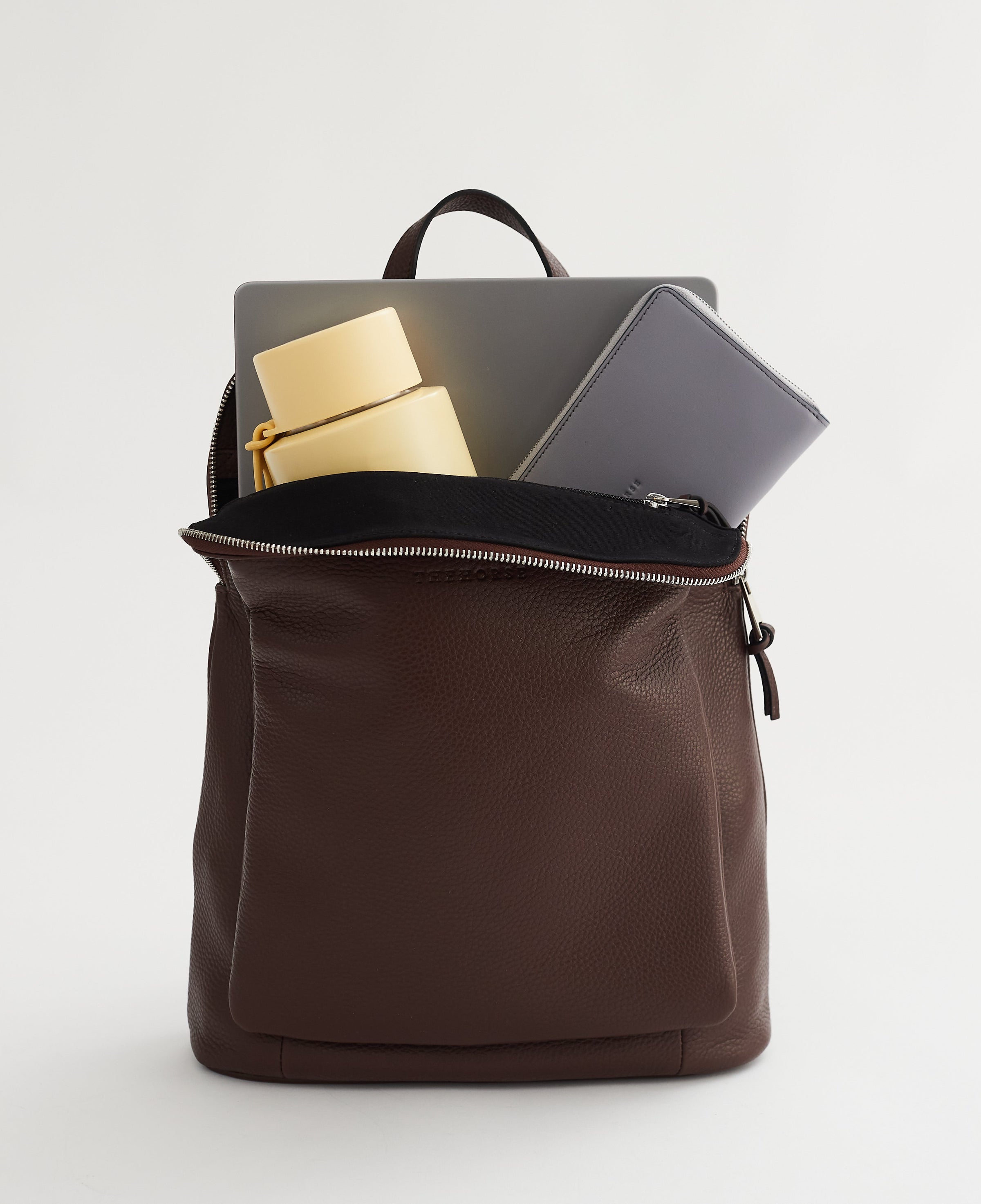 Backpack: Coffee Pebbled Leather