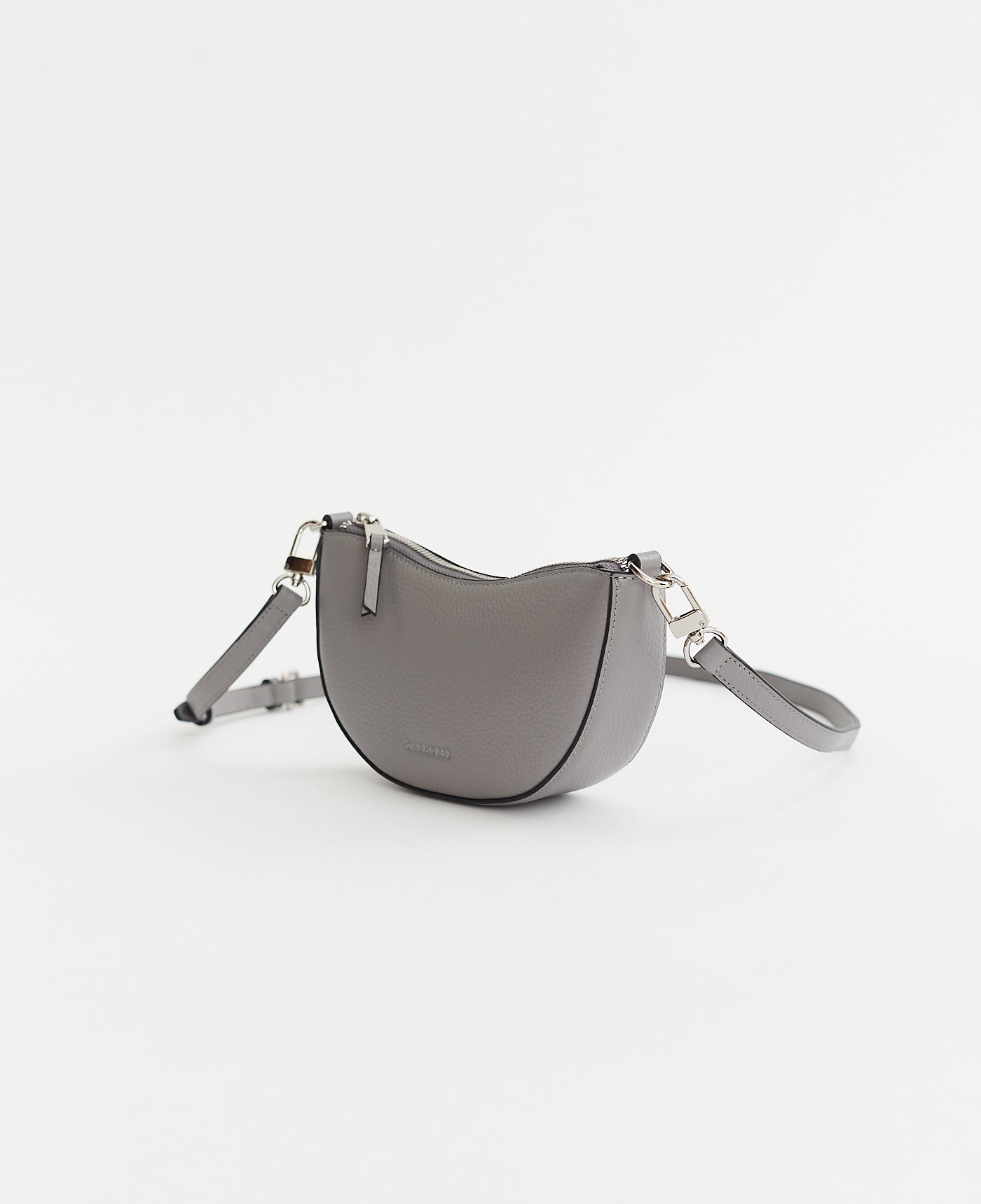 River Crossbody Bag: Dove Grey