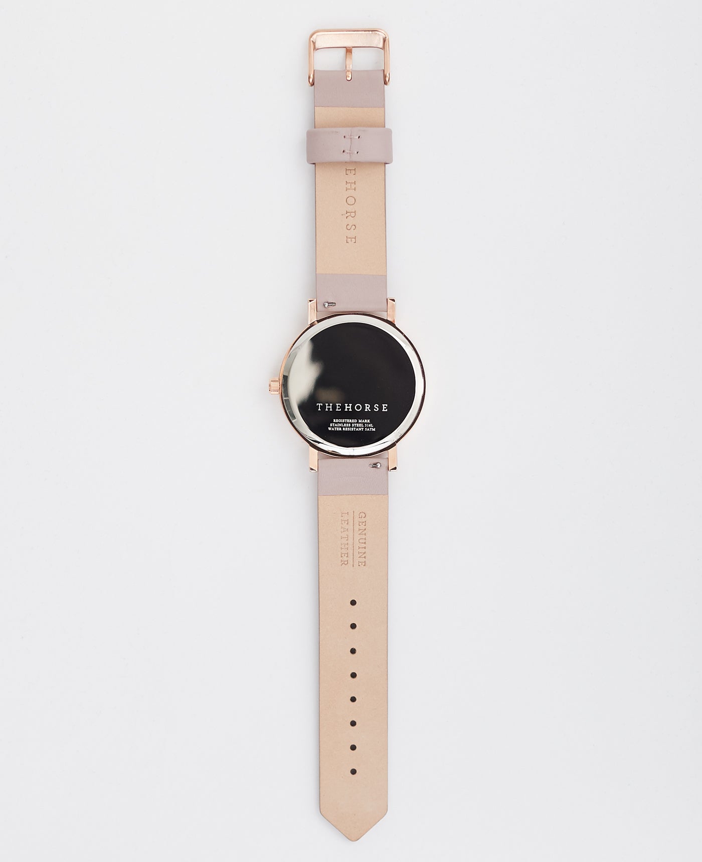 The Original: Polished Rose Gold / Blush Leather