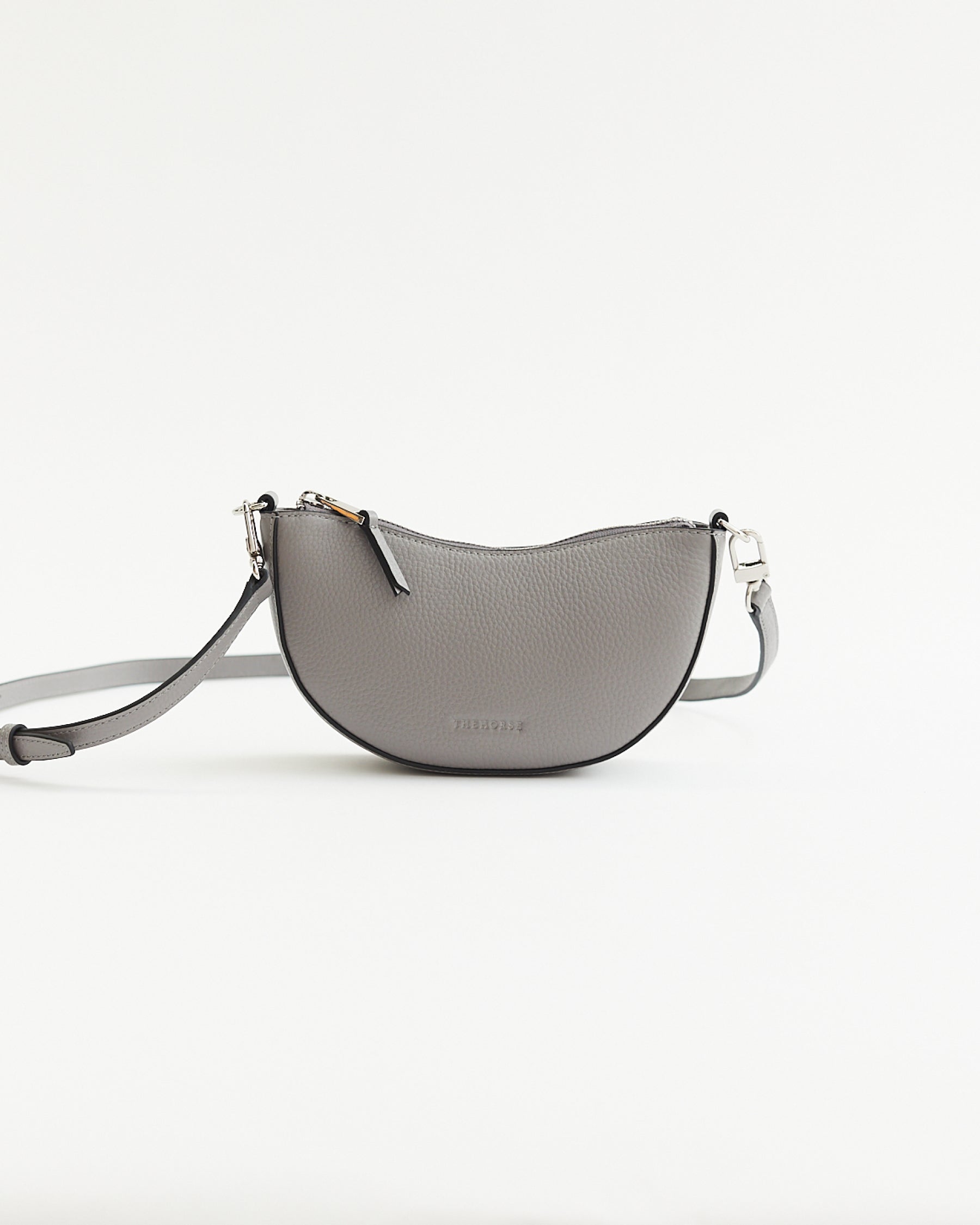 River Crossbody Bag: Dove Grey